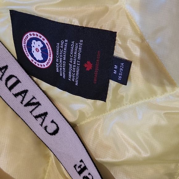 💯 Auth Canada goose Cypress packable Down Jacket Arctic Floral Limelight M - Picture 8 of 16